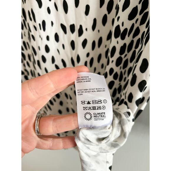 Reformation | Kenmare Long Sleeve Knit Minidress In Cheetah | Sz S - Picture 6 of 8